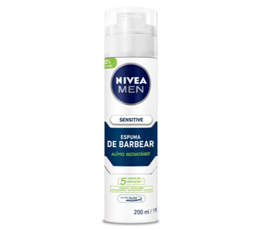 Espuma de Barbear Nivea Men Sensitive Ultra Glide 200ml